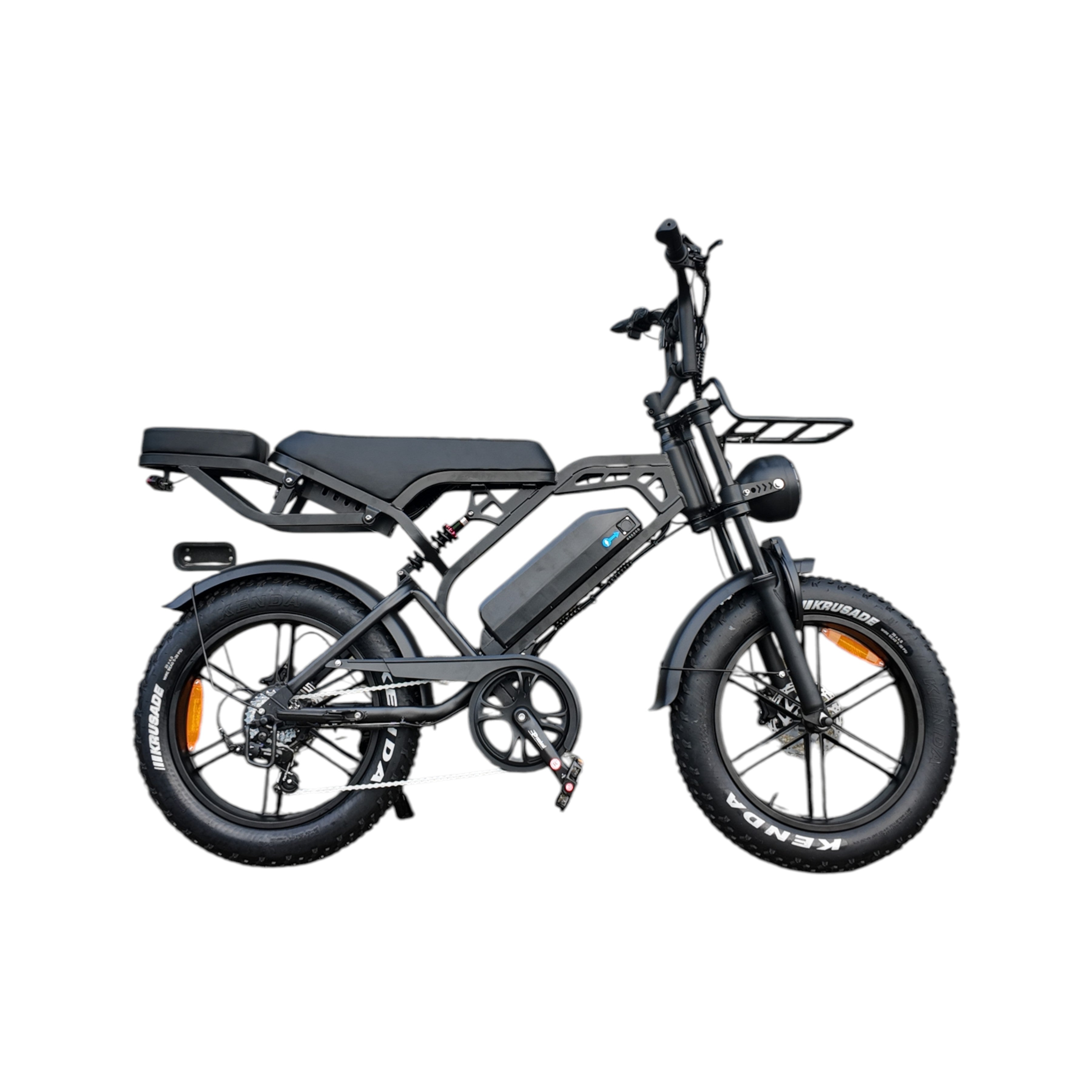 V20 Pro Fatbike Zwart 2026 – Hydraulische Remmen – Inclusief Accessoireset