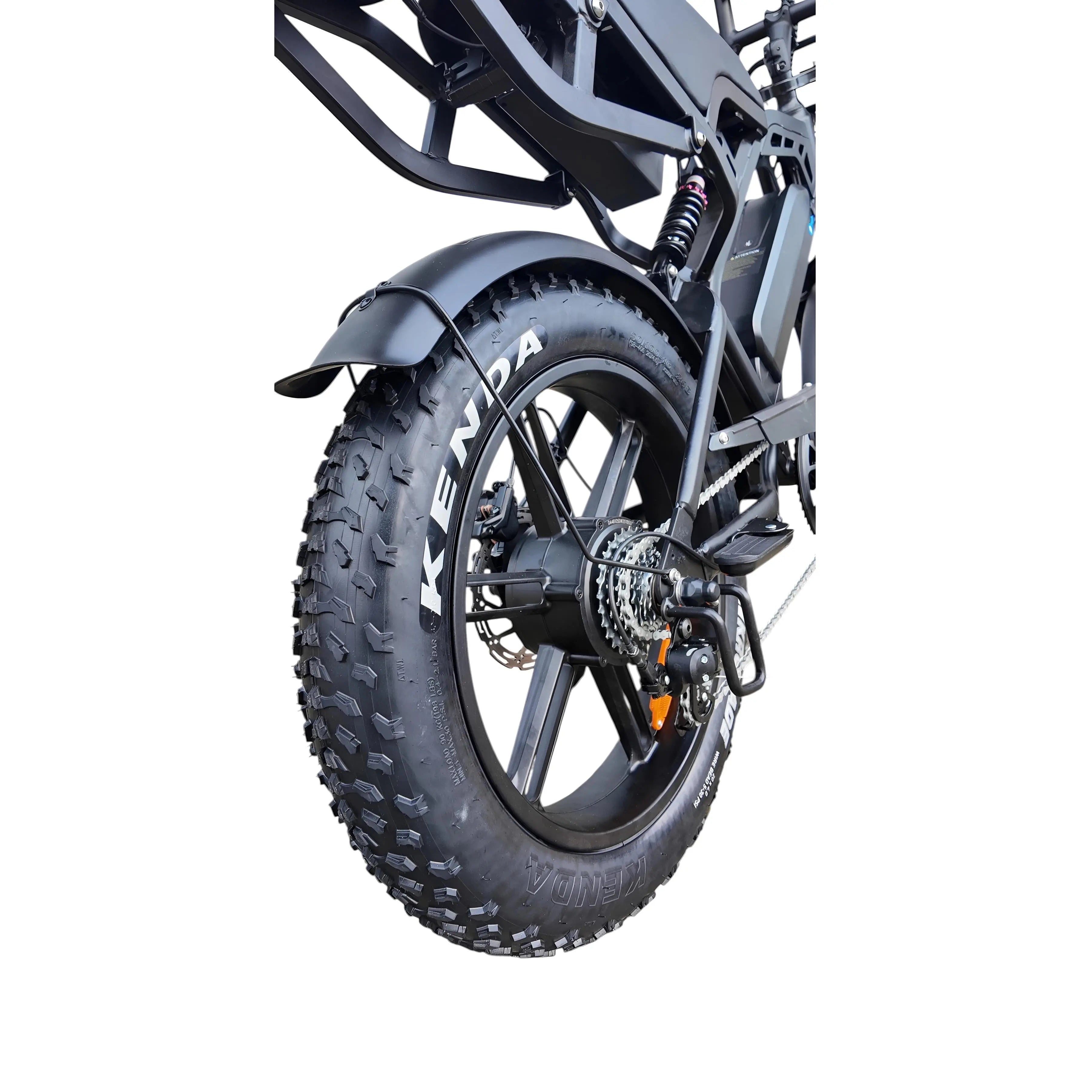 V20 Pro Fatbike Zwart 2026 – Hydraulische Remmen – Inclusief Accessoireset - AE-trading