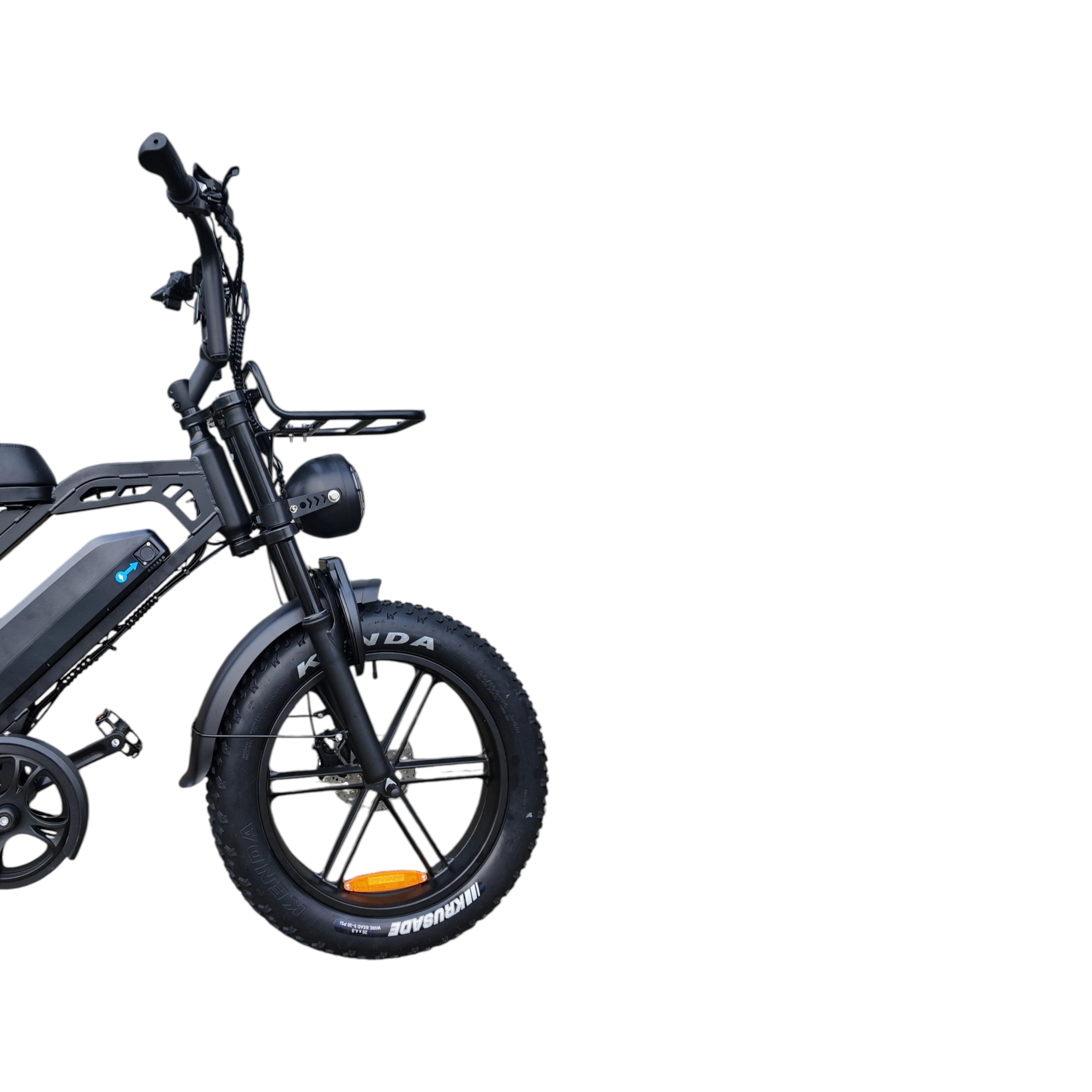 V20 Pro Fatbike Zwart 2026 – Hydraulische Remmen – Inclusief Accessoireset - AE-trading