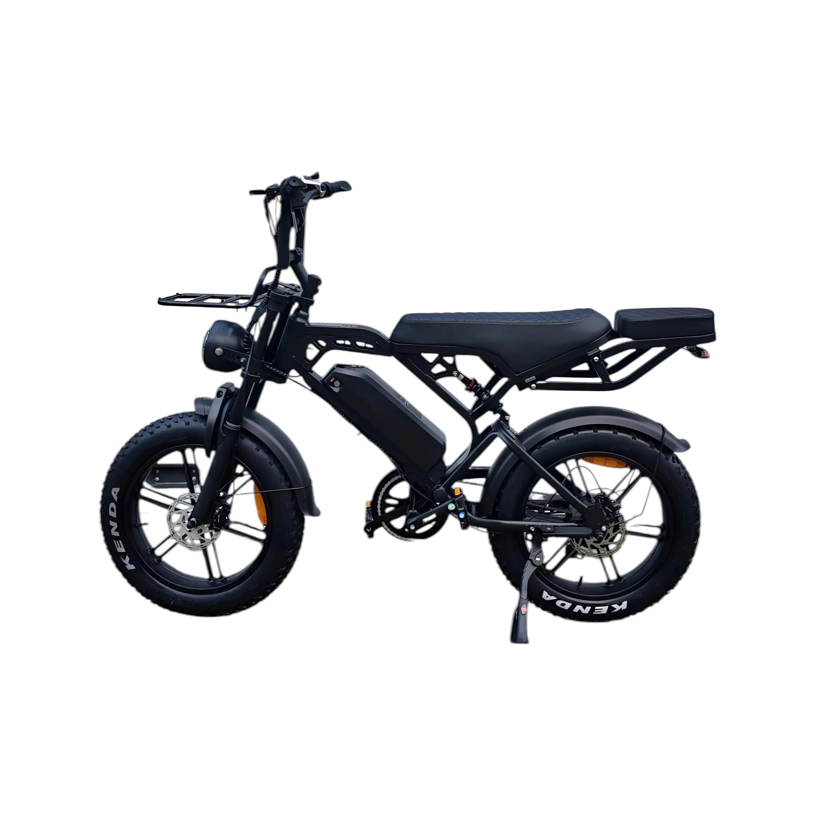 QmWheel V20 Pro fatbike — Zwart, incl. accessoireset - AE-trading