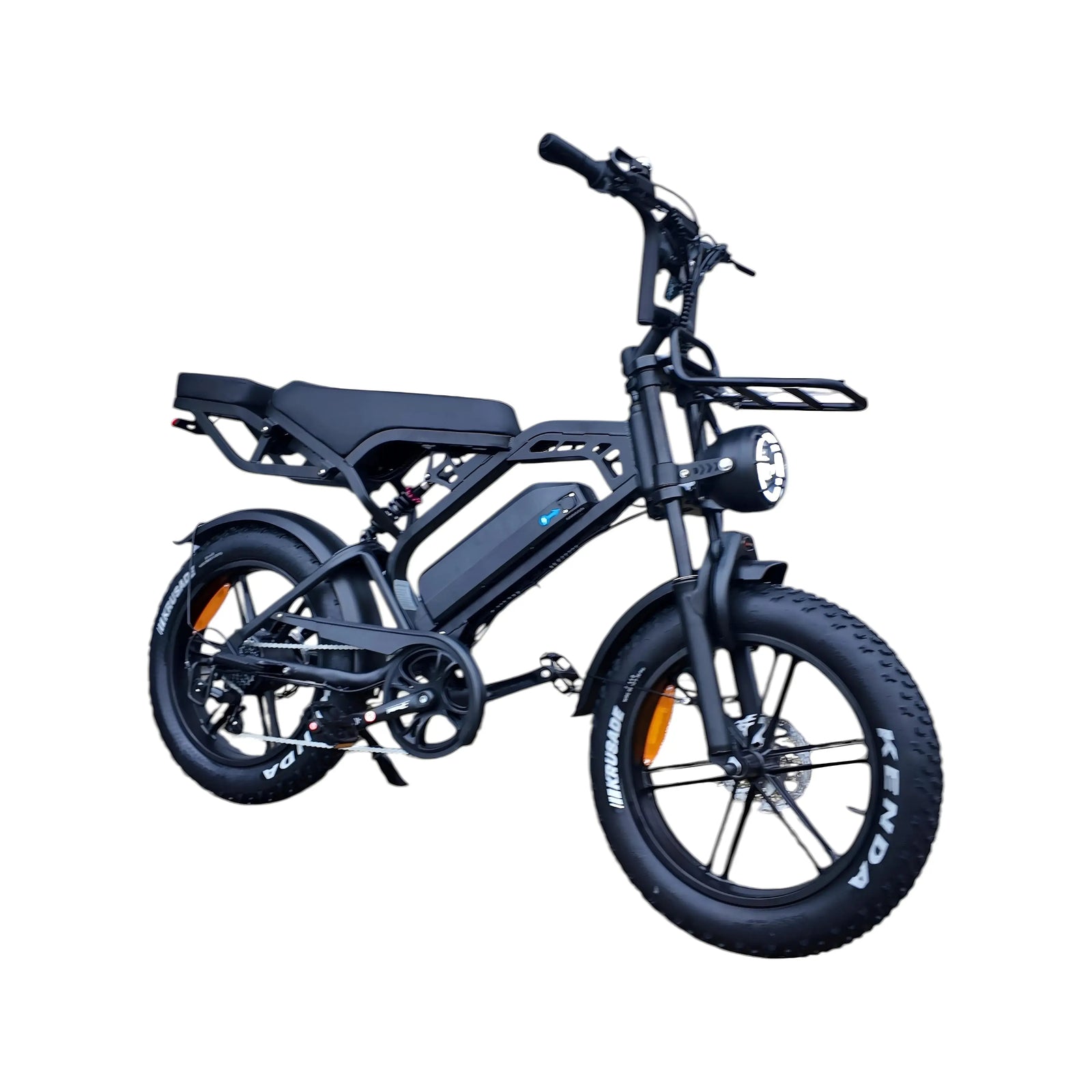 QmWheel V20 Pro fatbike — Zwart, incl. accessoireset - AE-trading