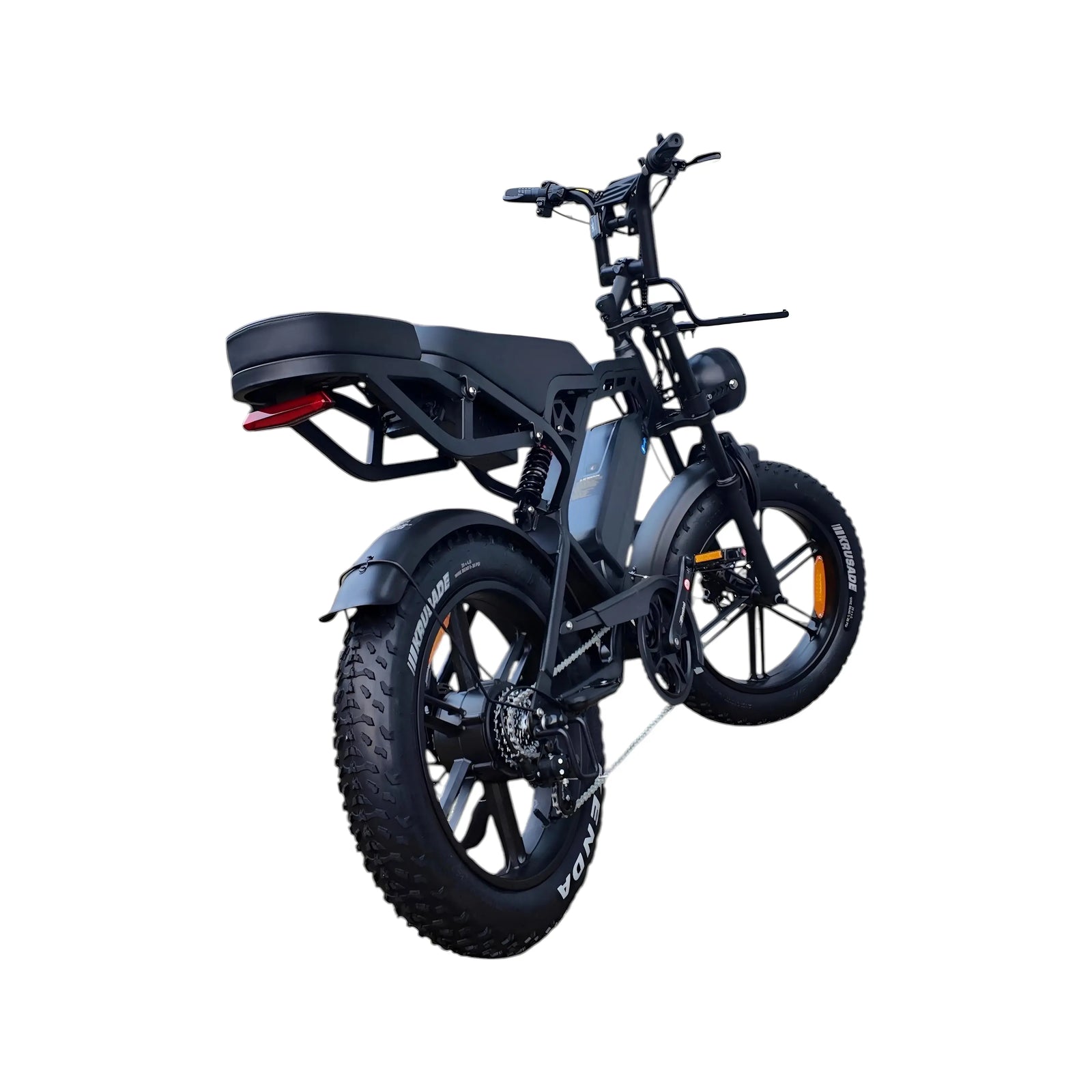 QmWheel V20 Pro fatbike — Zwart, incl. accessoireset - AE-trading