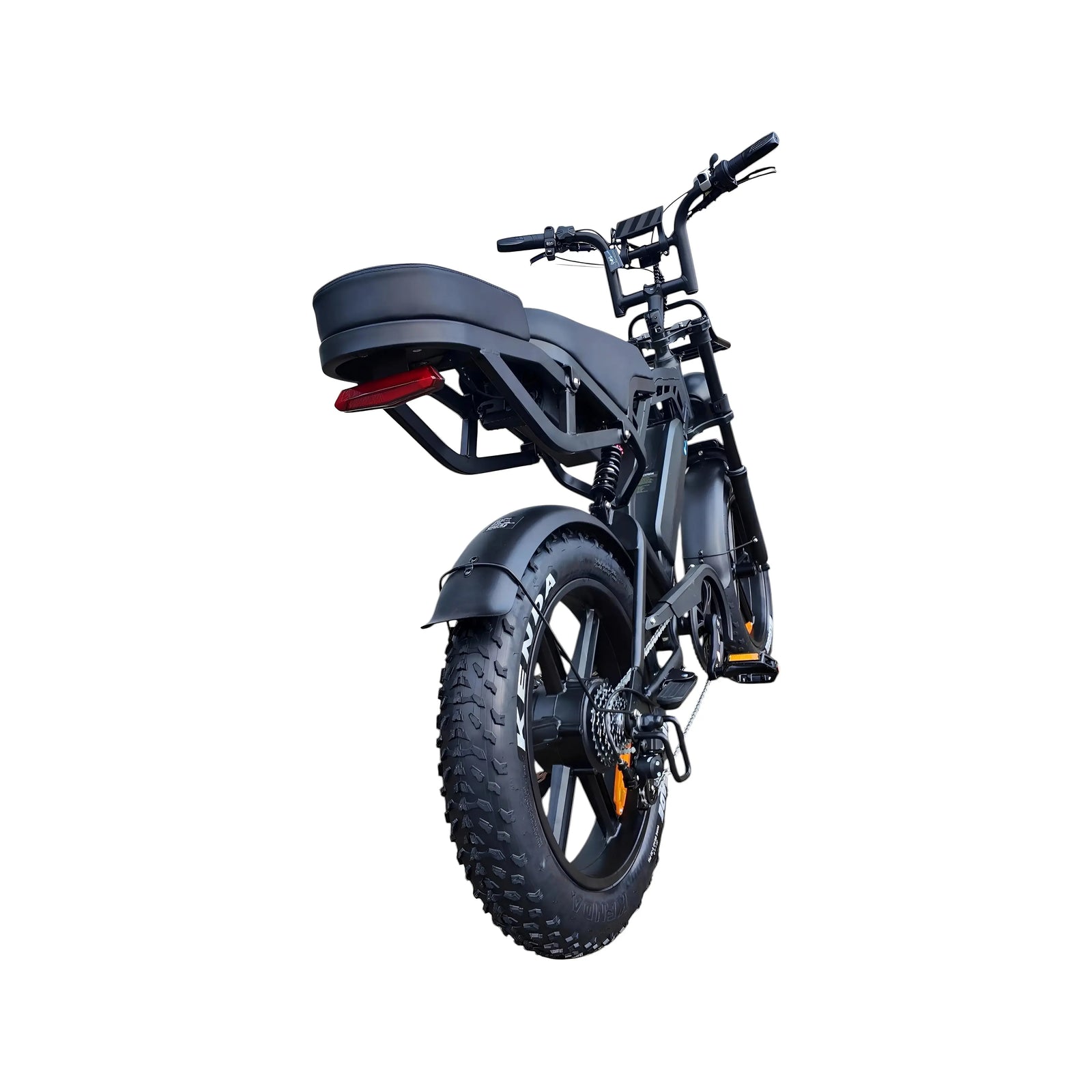 QmWheel V20 Pro fatbike — Zwart, incl. accessoireset - AE-trading