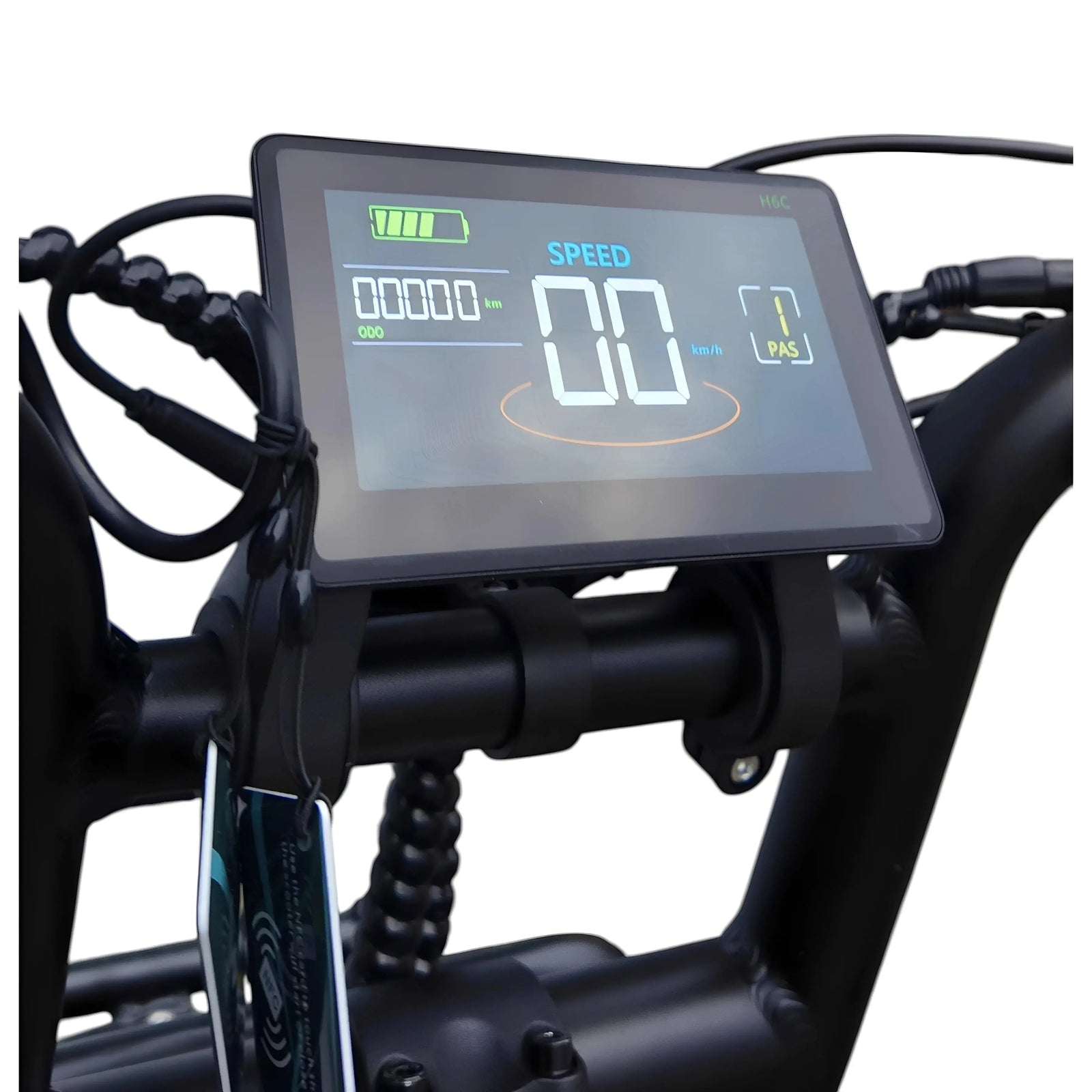QmWheel V20 Pro fatbike — Zwart, incl. accessoireset - AE-trading