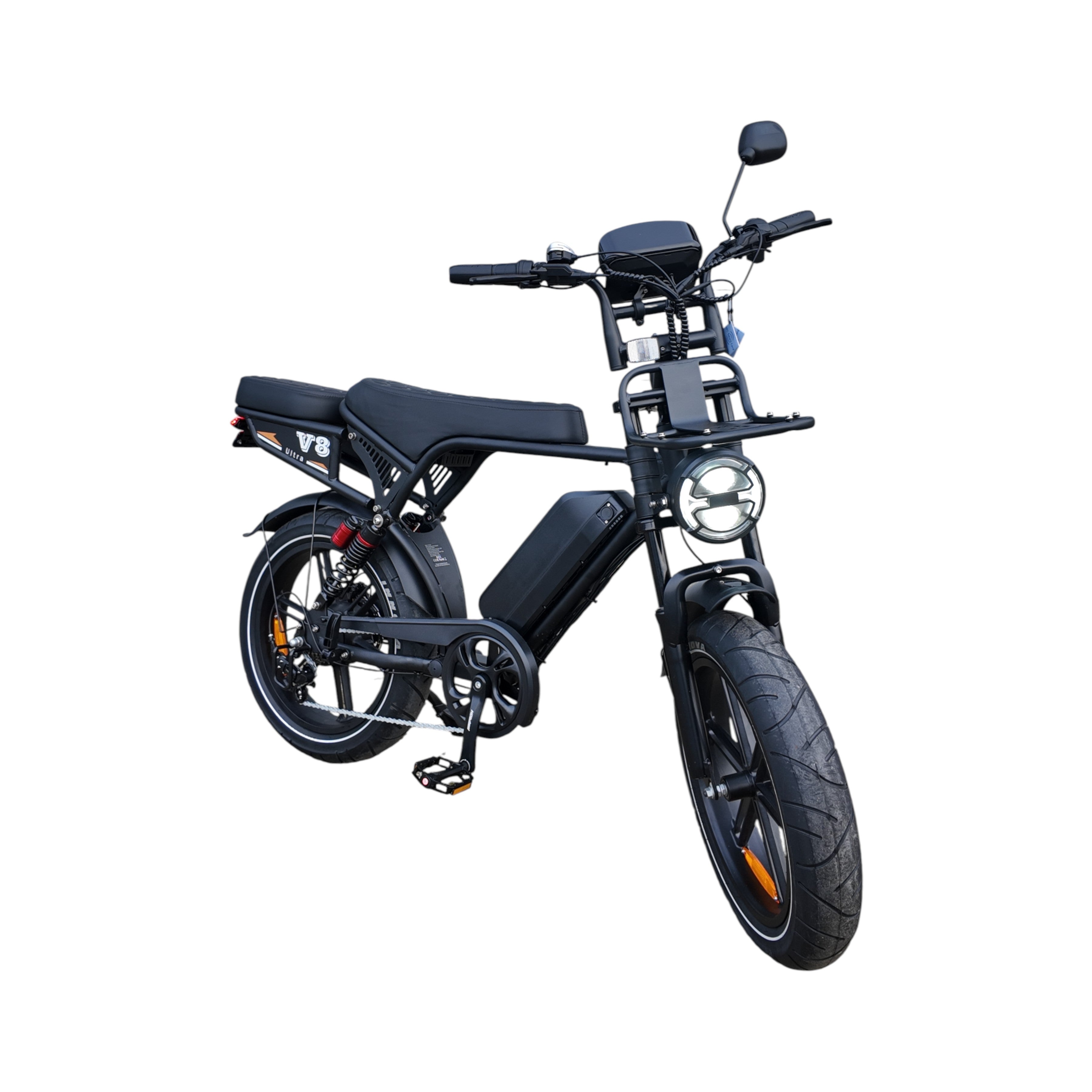 V8 Ultra Ouxi Fatbike - Zwart - 250W - 48V - AE-trading