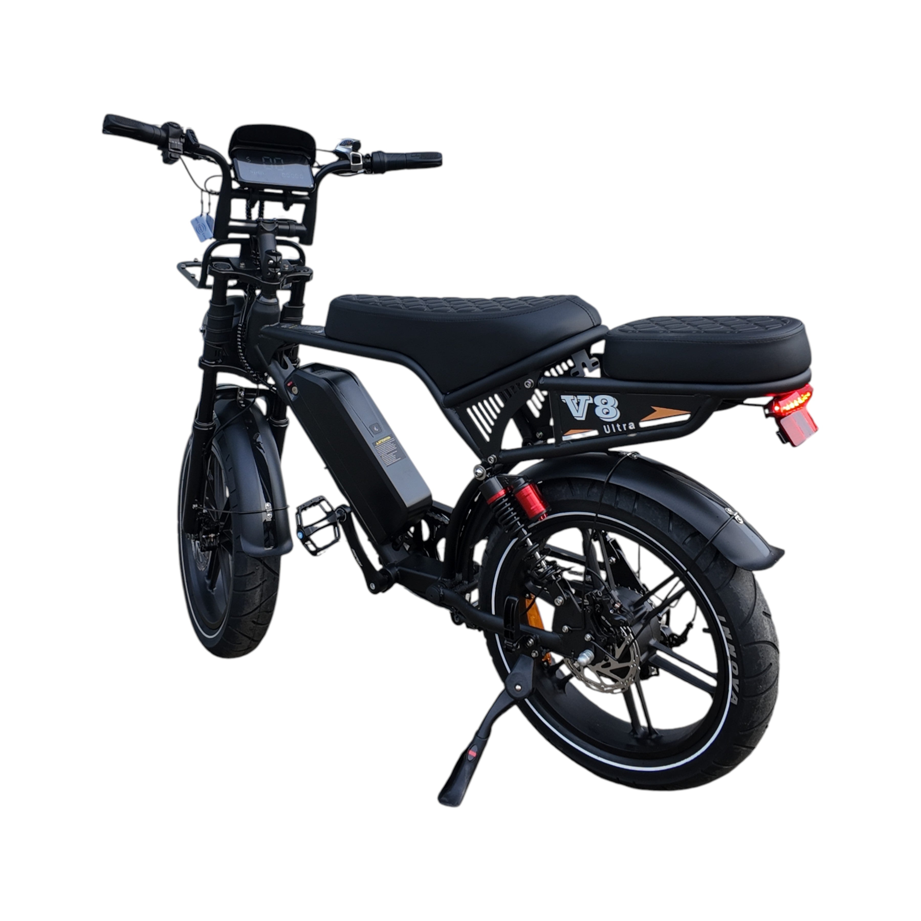 V8 Ultra Ouxi Fatbike - Zwart - 250W - 48V - AE-trading