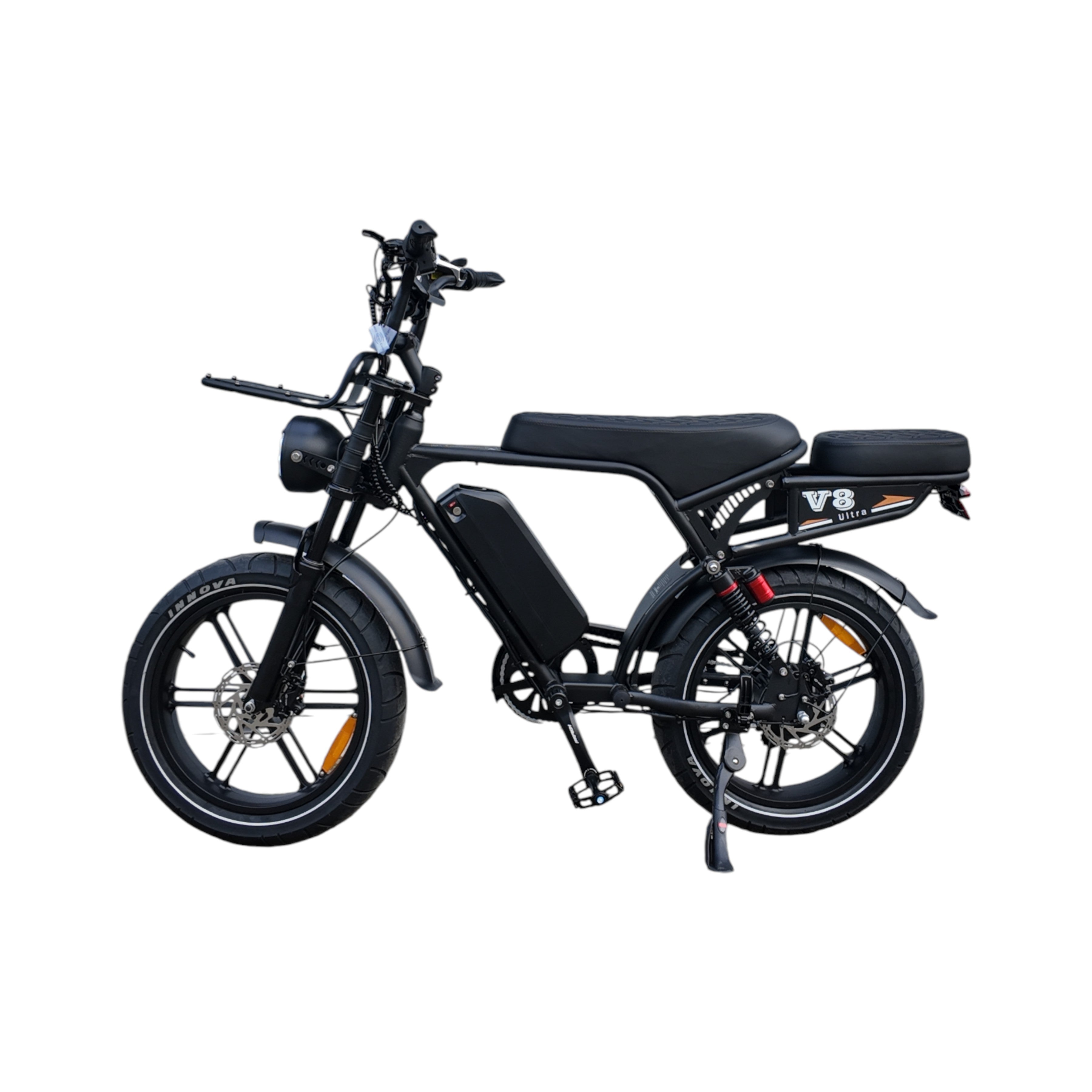 V8 Ultra Ouxi Fatbike - Zwart - 250W - 48V - AE-trading