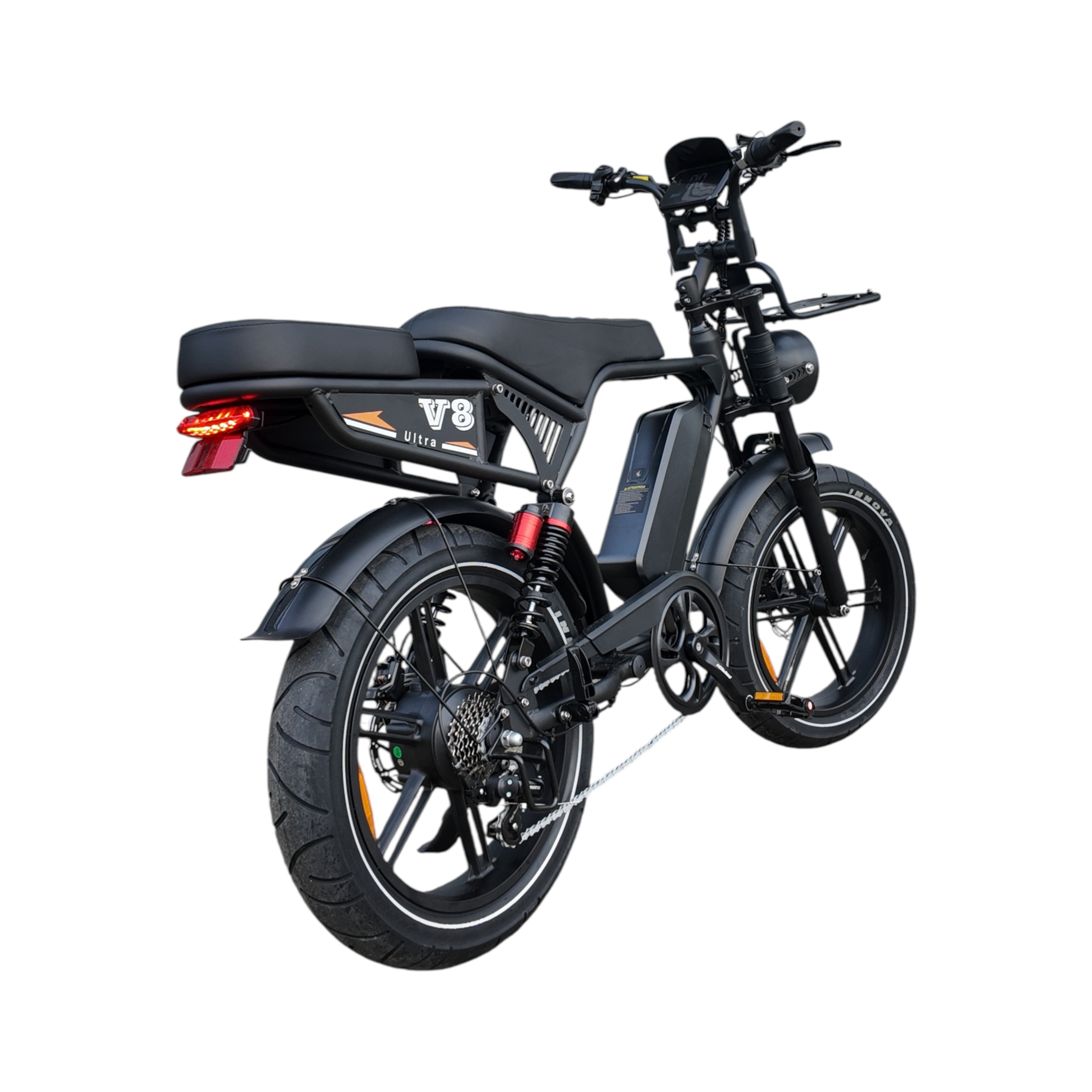 V8 Ultra Ouxi Fatbike - Zwart - 250W - 48V - AE-trading