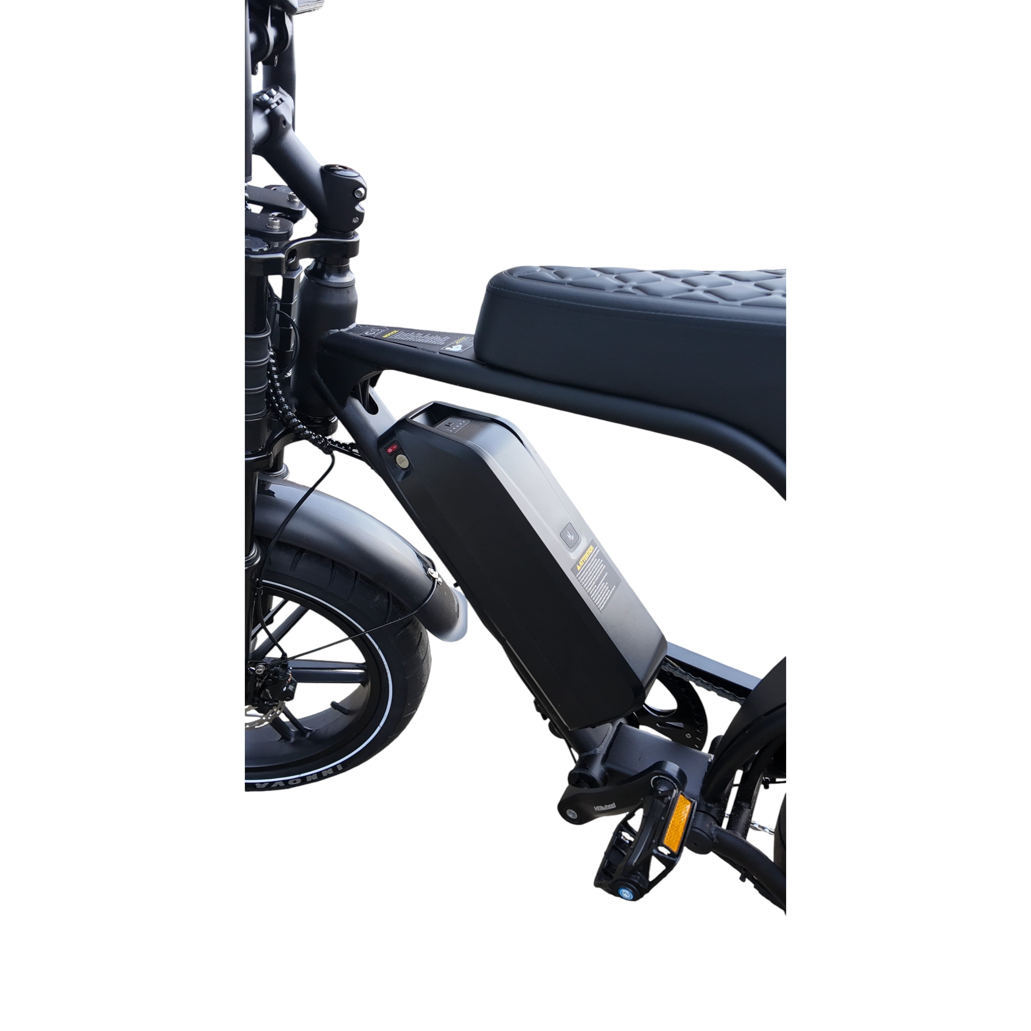 V8 Ultra Ouxi Fatbike - Zwart - 250W - 48V - AE-trading