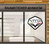Vito Etalage / Raam Sticker 80 X80 Cm - AE-trading