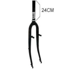 Voorvork 28 Hybride 1 inch met V-brake nok zwart - AE-trading