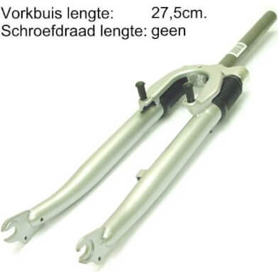verende voorvork 28 1 1/8 Ahead zilver - AE-trading