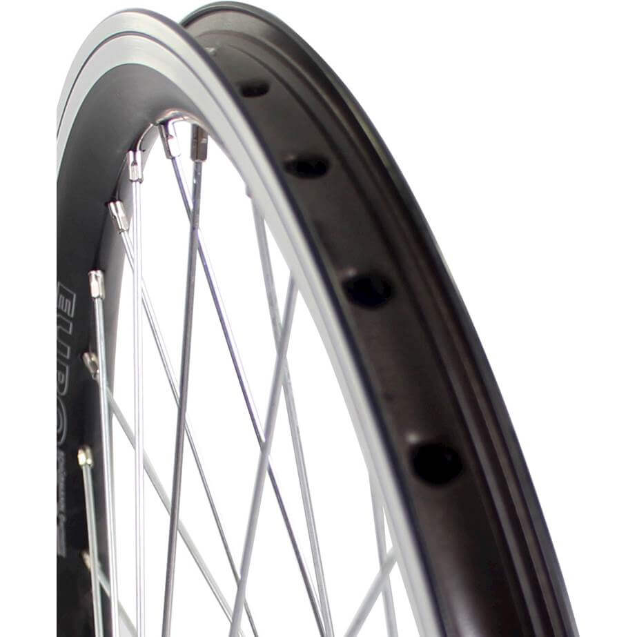 Roland voorwiel 26 x 1.75 vast Alu V-profil zwart zink spk - AE-trading