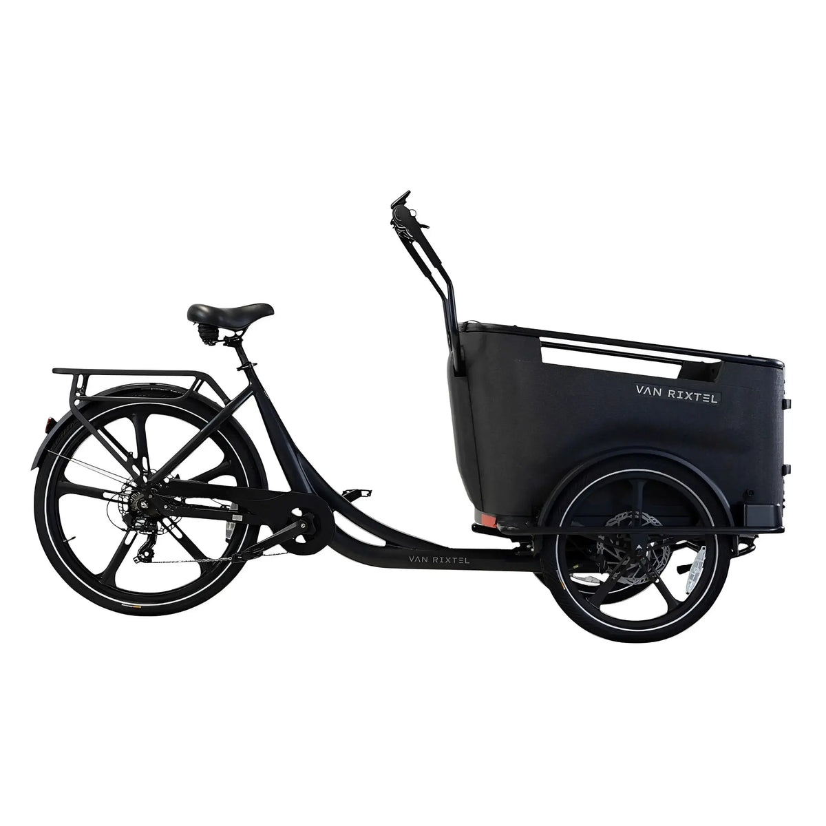 Van Rixtel Family - Elektrische Bakfiets - Midnight Zwart - AE-trading