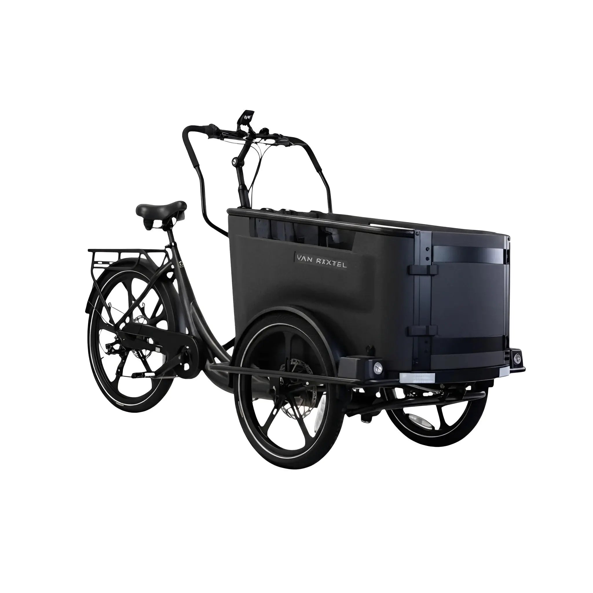 Van Rixtel Family - Elektrische Bakfiets - Midnight Zwart - AE-trading