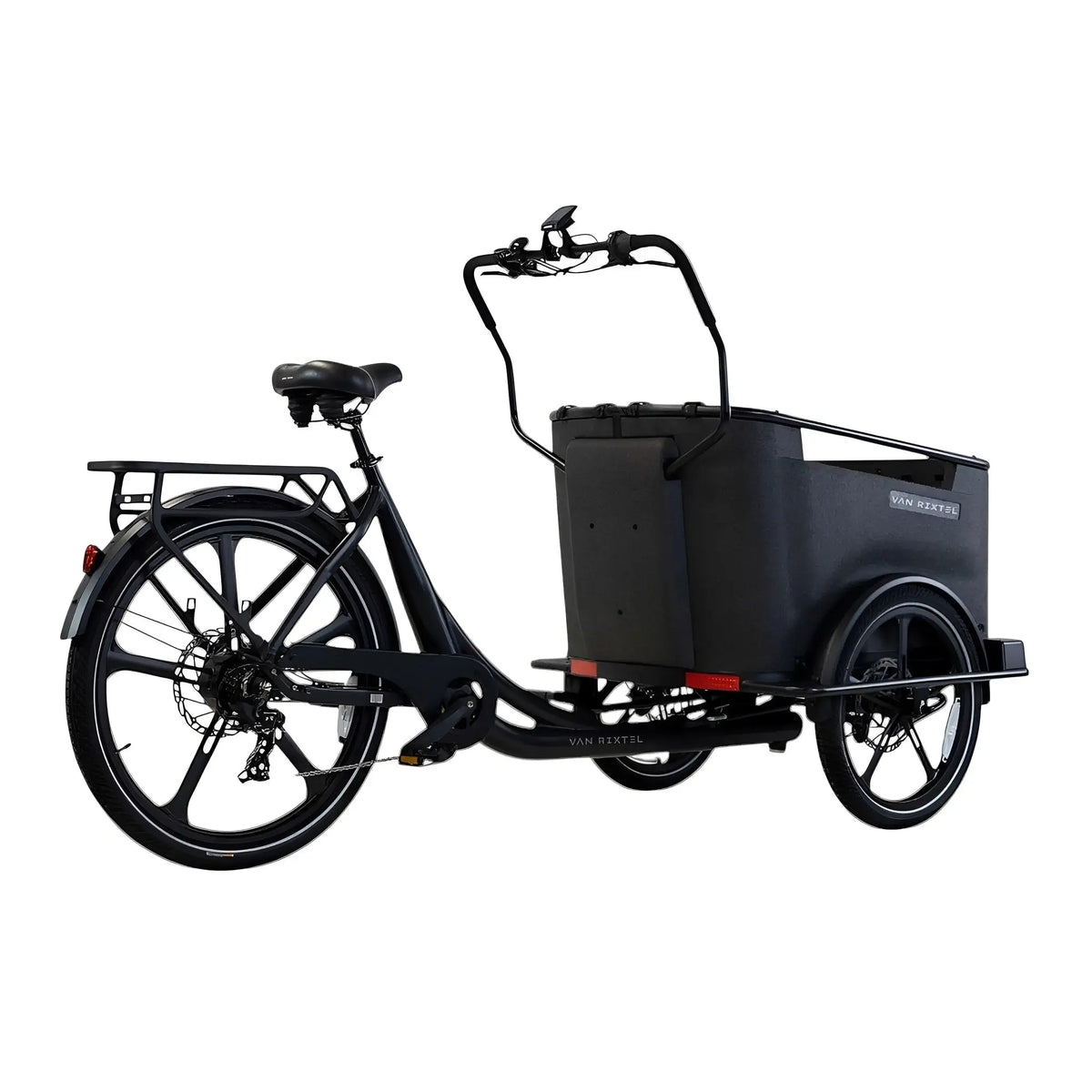 Van Rixtel Family - Elektrische Bakfiets - Midnight Zwart - AE-trading