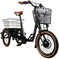 Van Rixtel Swing Compact Fold – Zwart/Bruin – 468Wh – Elektrische Driewieler - AE-trading