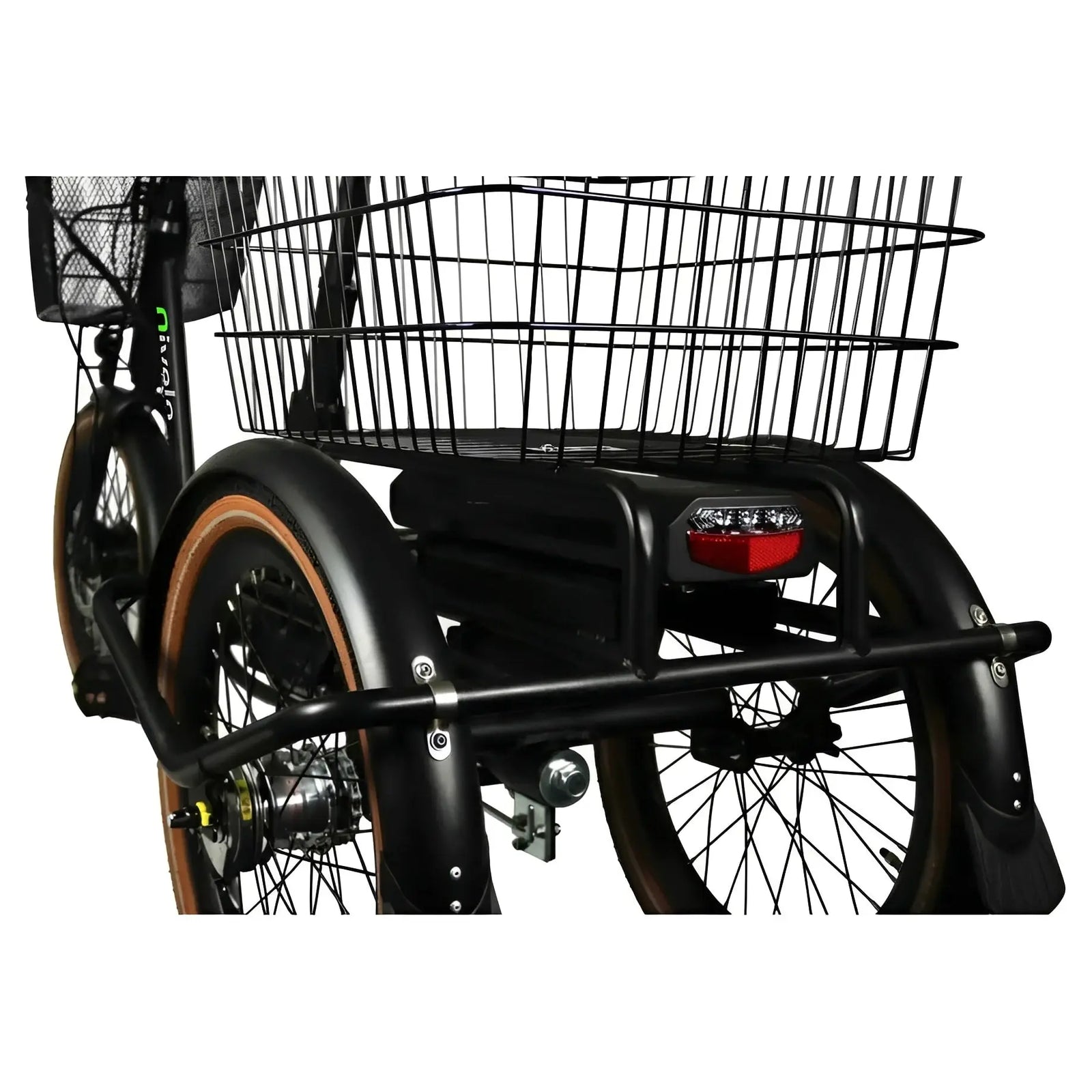 Van Rixtel Swing Compact Fold – Zwart/Bruin – 370Wh – Elektrische Driewieler - AE-trading