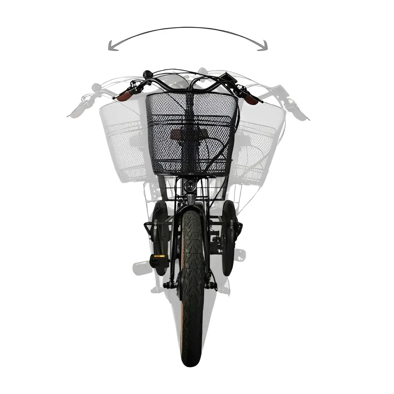 Van Rixtel Swing Compact Fold – Zwart/Bruin – 370Wh – Elektrische Driewieler - AE-trading