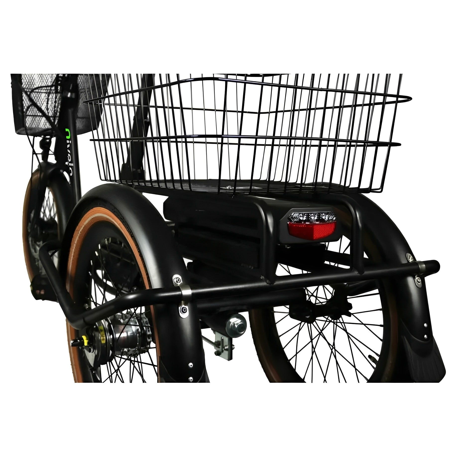 Van Rixtel Swing Compact Fold – Zwart/Bruin – 370Wh – Elektrische Driewieler - AE-trading