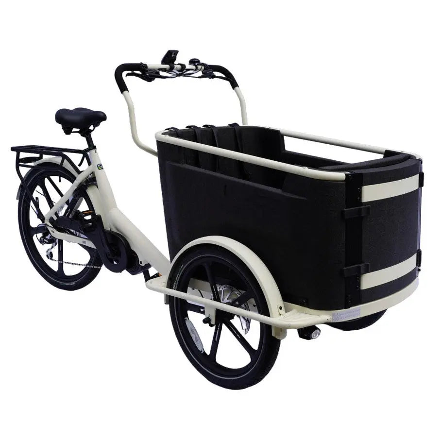 Van Rixtel Urban Plus – Elektrische Bakfiets – Mat Wit – 540Wh - AE-trading