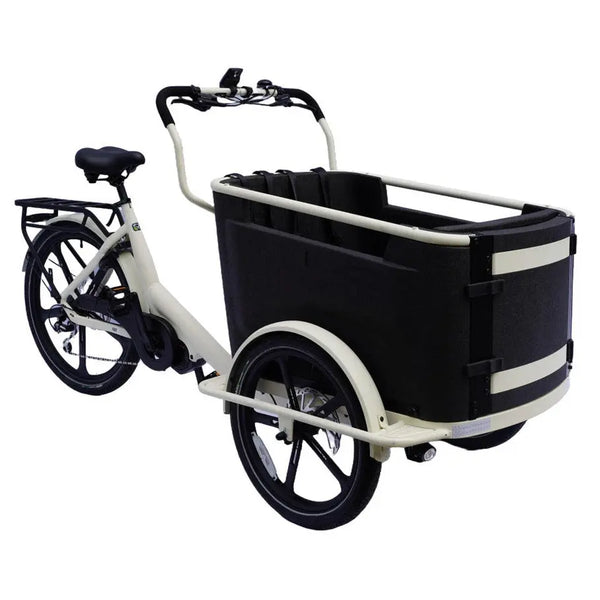 Van Rixtel Urban Plus – Elektrische Bakfiets – Mat Wit – 540Wh - AE-trading
