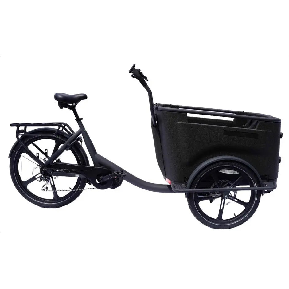 Van Rixtel Urban Plus – Elektrische Bakfiets – Mat Zwart – 450Wh - AE-trading