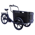 Van Rixtel Urban Plus – Elektrische Bakfiets – Mat Zwart – 450Wh - AE-trading