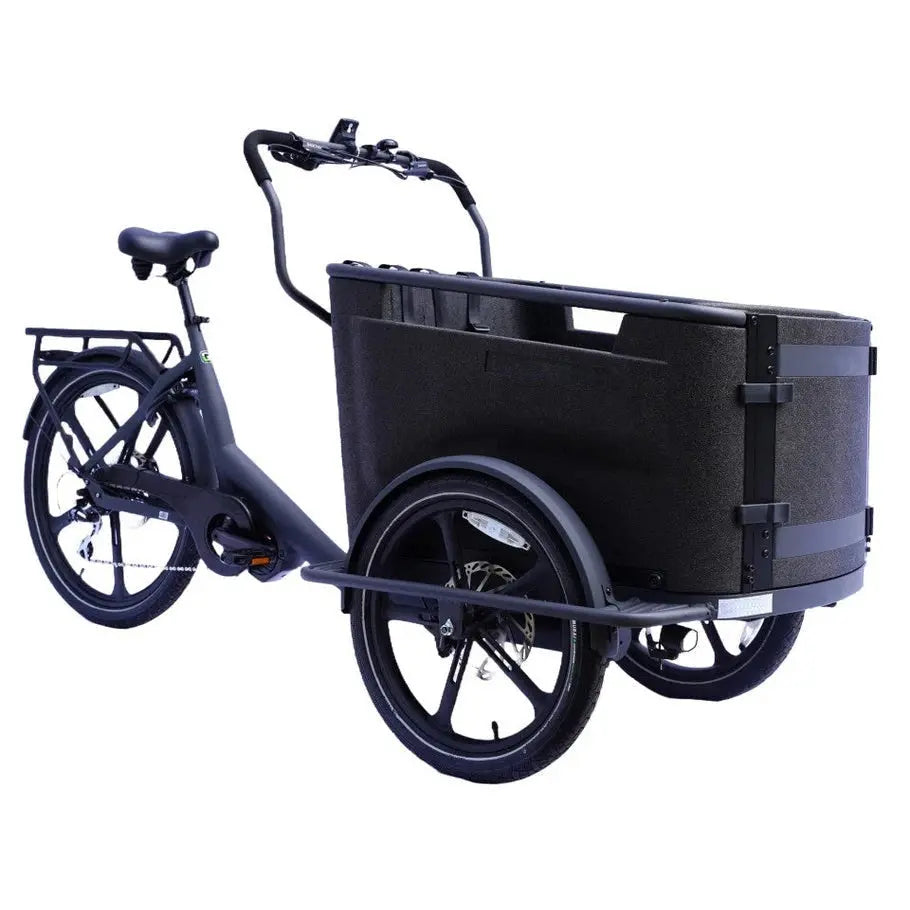 Van Rixtel Urban Plus – Elektrische Bakfiets – Mat Zwart – 450Wh - AE-trading