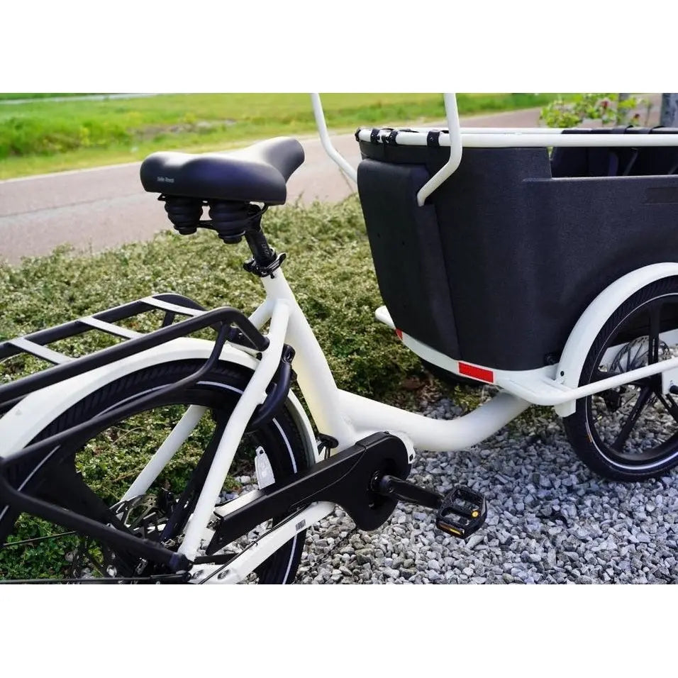 Van Rixtel Urban Plus – Elektrische Bakfiets – Mat Zwart – 450Wh - AE-trading