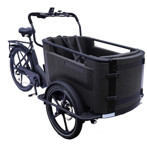 Van Rixtel Urban Plus – Elektrische Bakfiets – Mat Zwart – 450Wh - AE-trading