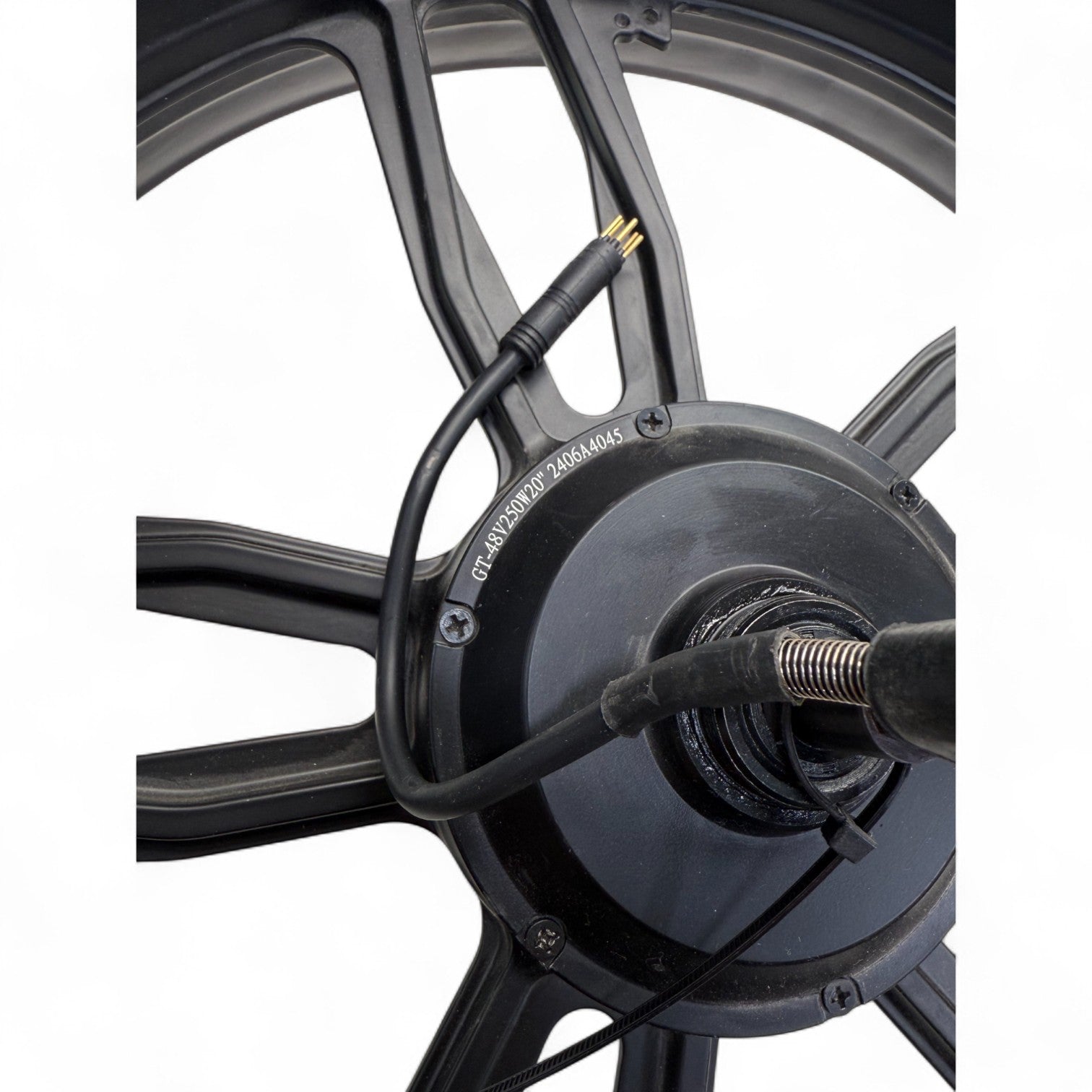 Velg met Motor Ouxi C80 V8, H9 Nieuw Model met Zwarte Kabel Rechterzijde - AE-trading