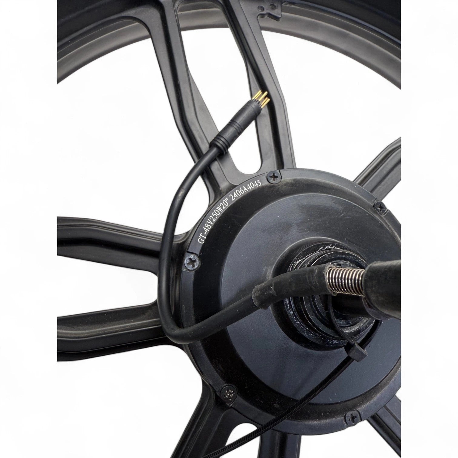 Velg met Motor Ouxi C80 V8, H9, C90 Nieuw Model met Zwarte Kabel Rechterzijde - AE-trading