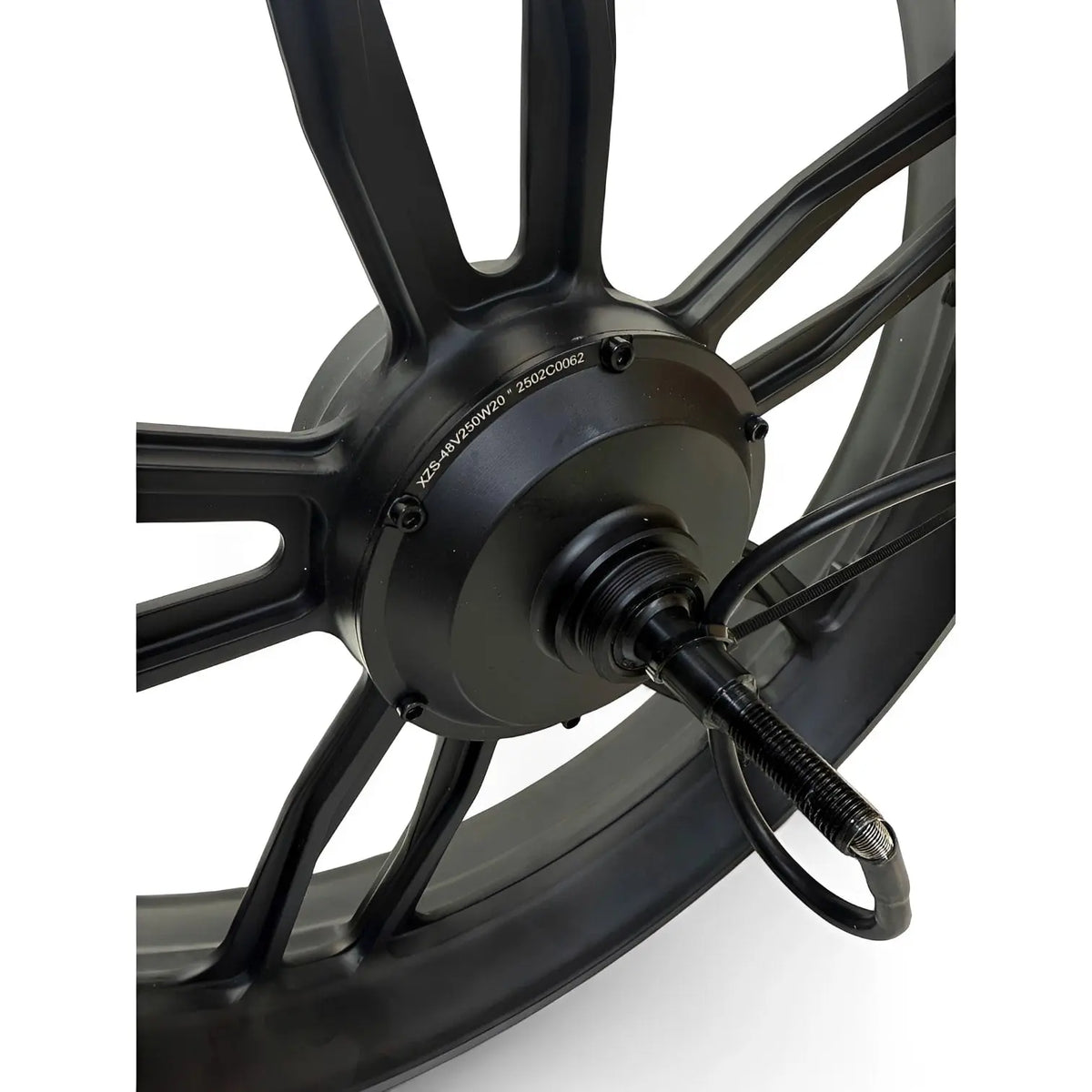 Velg met motor QmWheel V20 Pro, S20 Pro, C28 Nieuw Model 250W Rode Kabel aan Rechterzijde - AE-trading