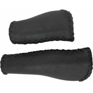 Velo handvatten leer ergo 92/135mm zwart - AE-trading
