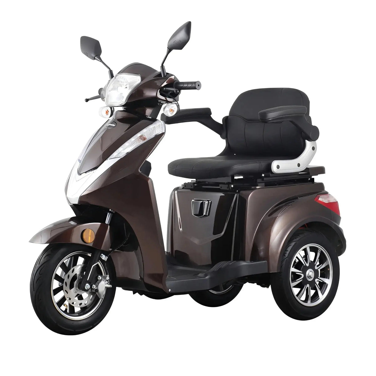 Vista 3 Basic E-scootmobiel Driewieler Elektrisch 1000W 60V 20Ah - Bruin - AE-trading