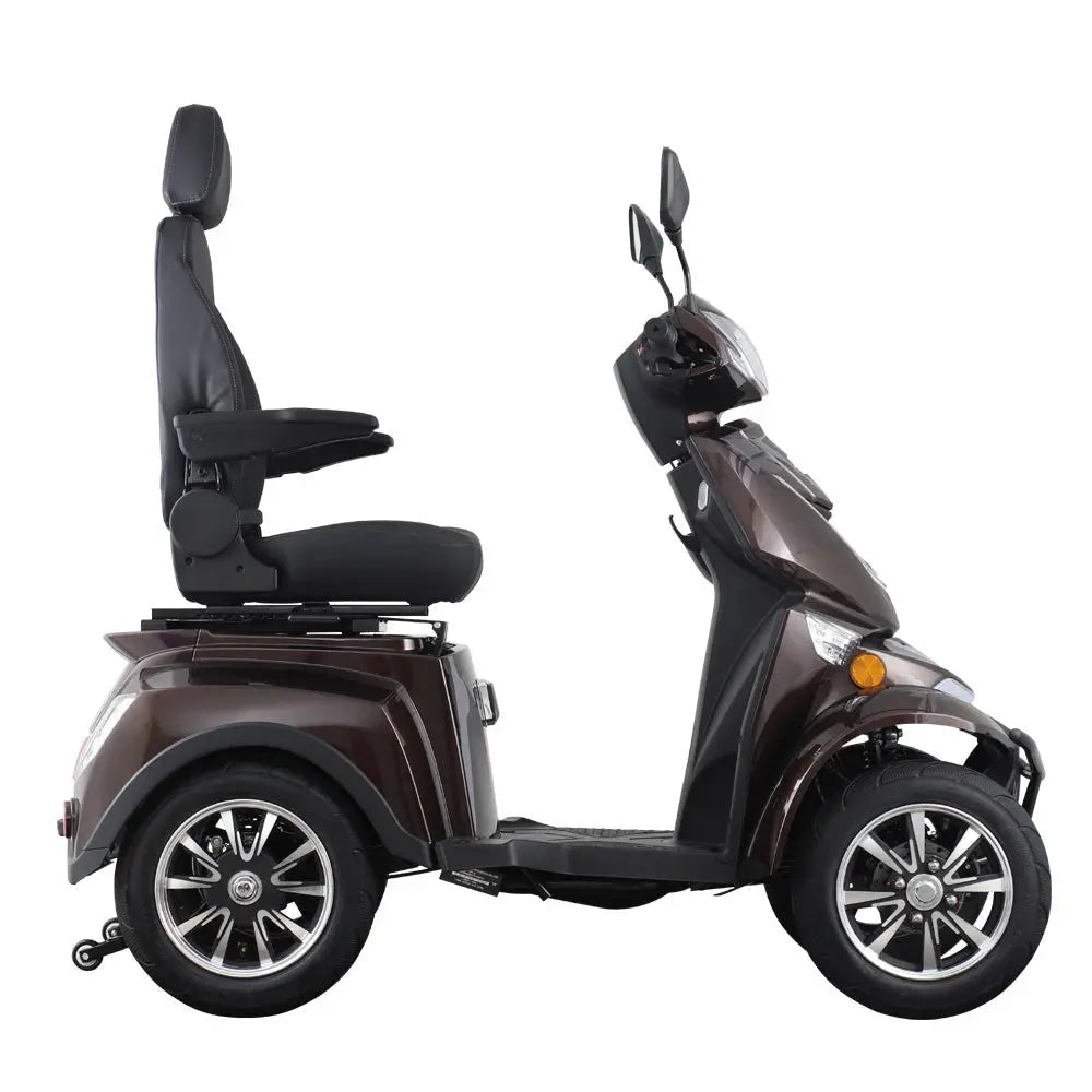 Vista 4 Luxe E-Scootmobiel Elektrisch 1000W 60V 20Ah - Bruin - AE-trading