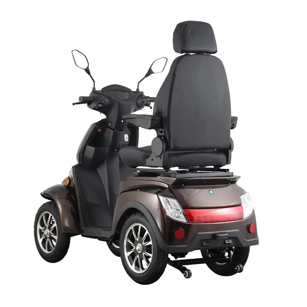 Vista 4 Luxe E-Scootmobiel Elektrisch 1000W 60V 20Ah - Bruin - AE-trading