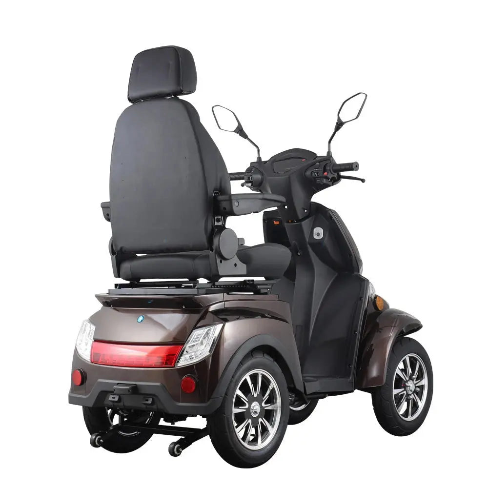 Vista 4 Luxe E-Scootmobiel Elektrisch 1000W 60V 20Ah - Bruin - AE-trading