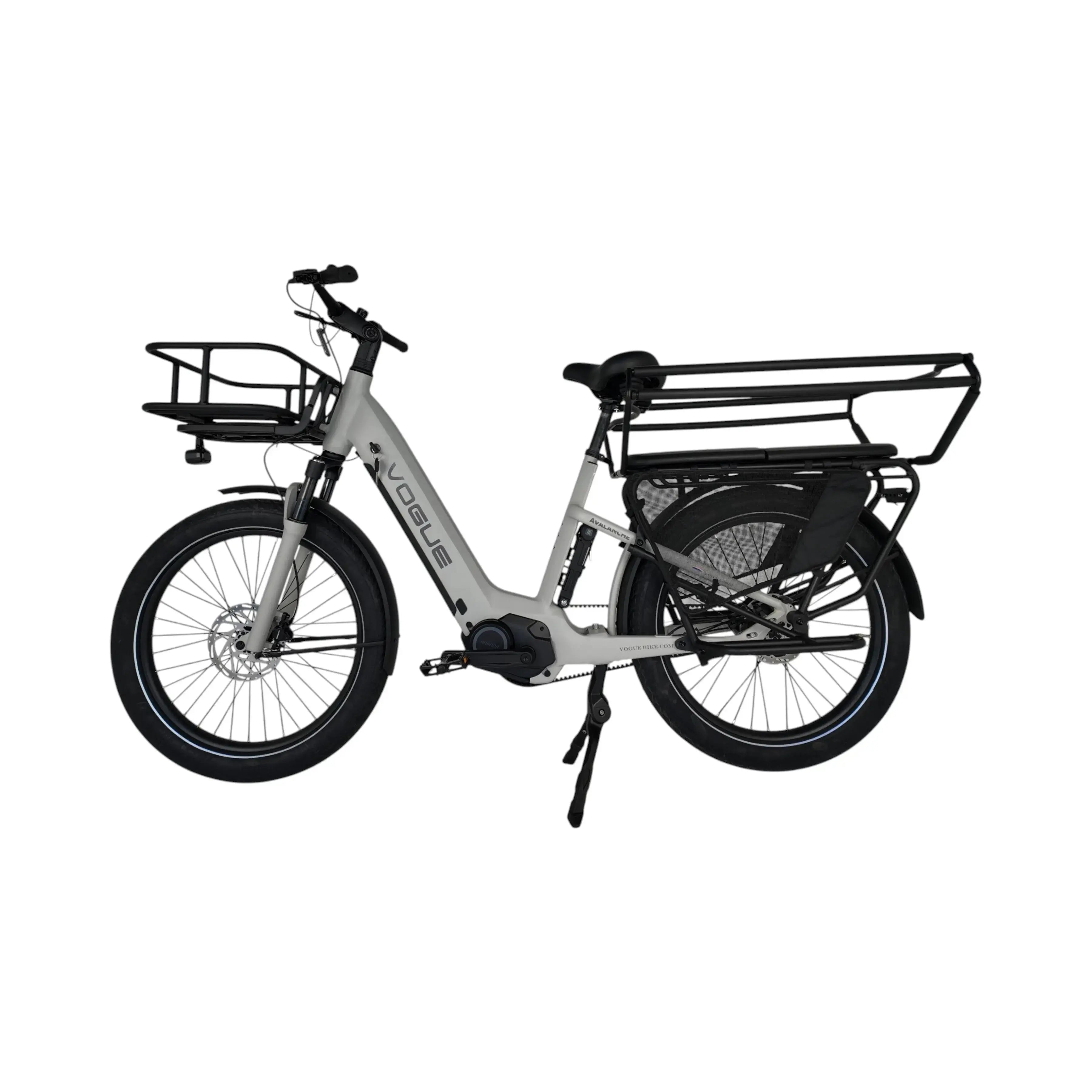 Vogue Avalanche - Elektrische Longtail - Mat Grijs - AE-trading
