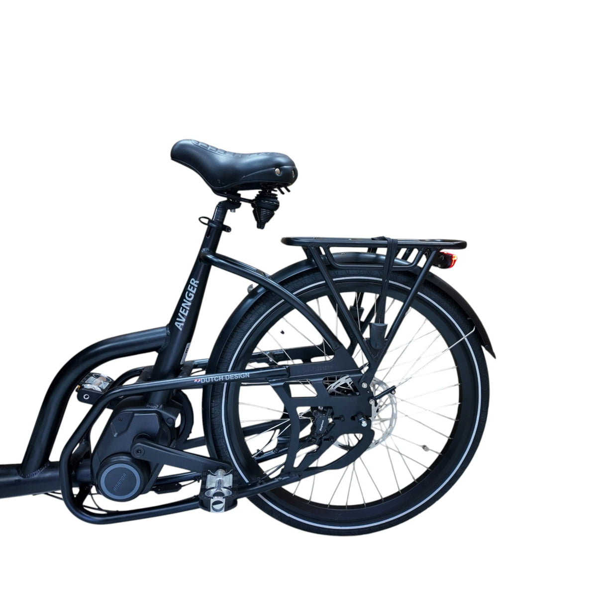 Vogue Avenger Elektrische Bakfiets - Mat Zwart - AE-trading