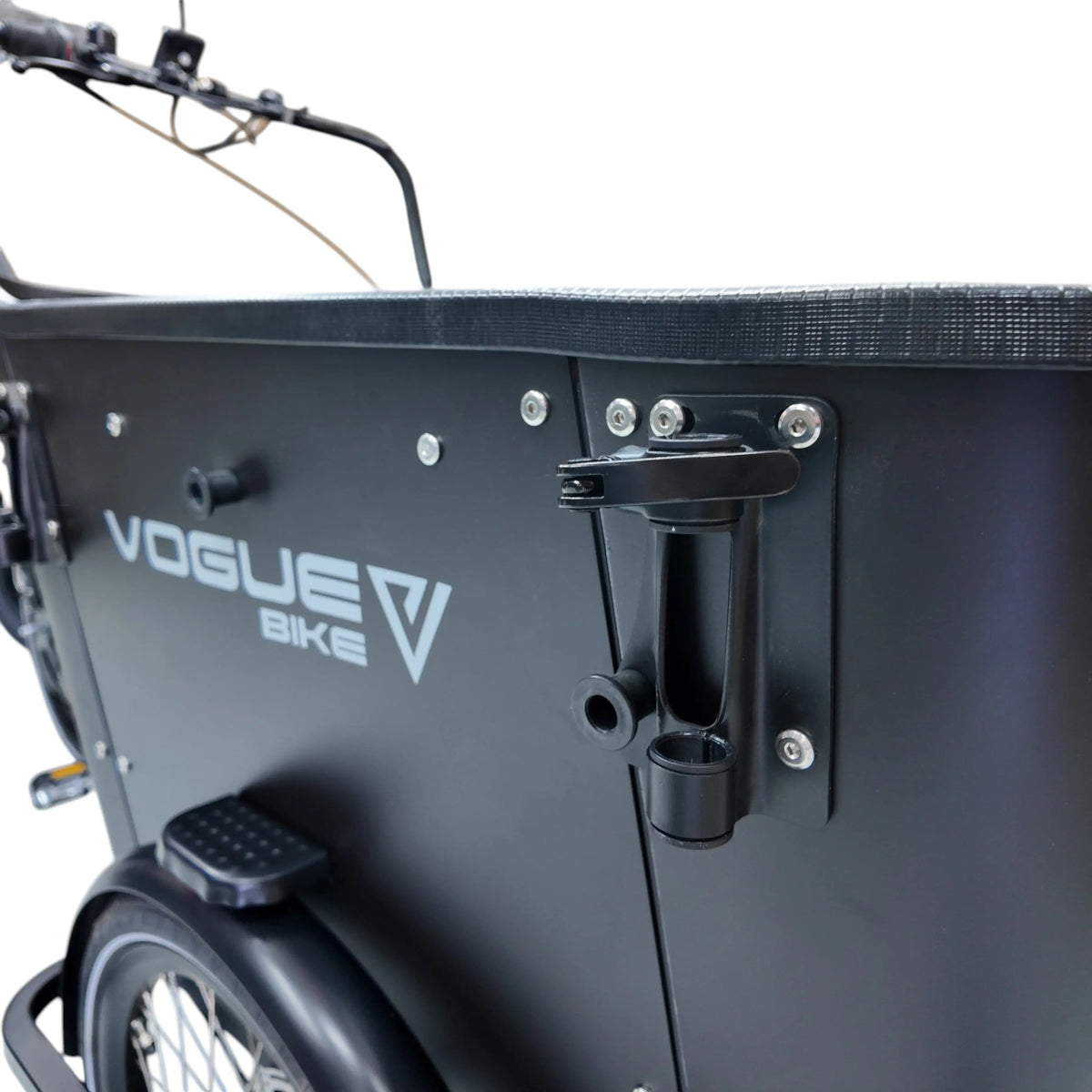 Vogue Avenger Elektrische Bakfiets - Mat Zwart - AE-trading
