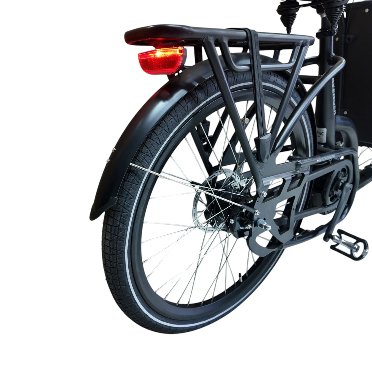 Vogue Avenger Elektrische Bakfiets - Mat Zwart - AE-trading