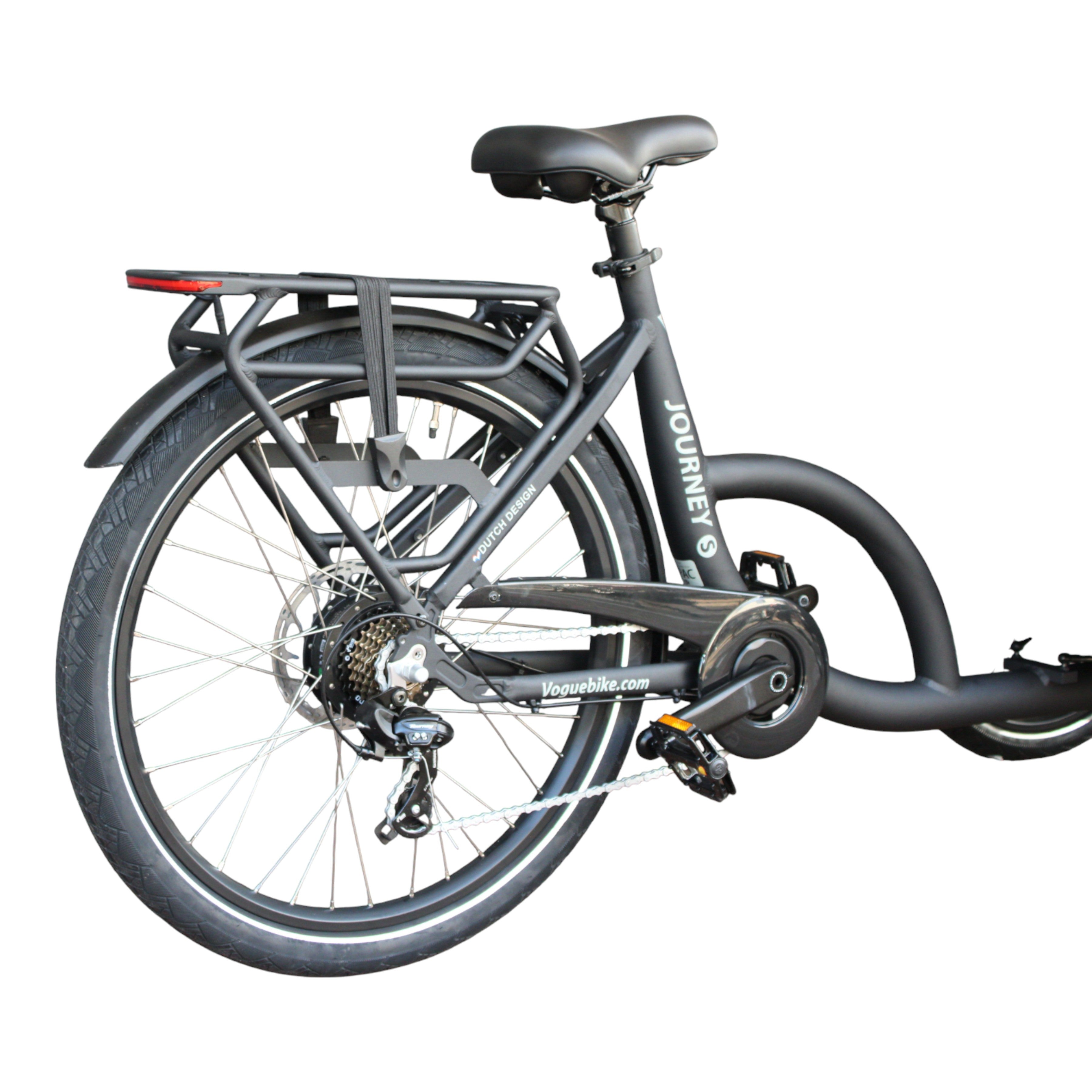 Vogue Bakfiets E-Cargo Journey-S 7DR met Hydraulische Remmen - Zwart - AE-trading