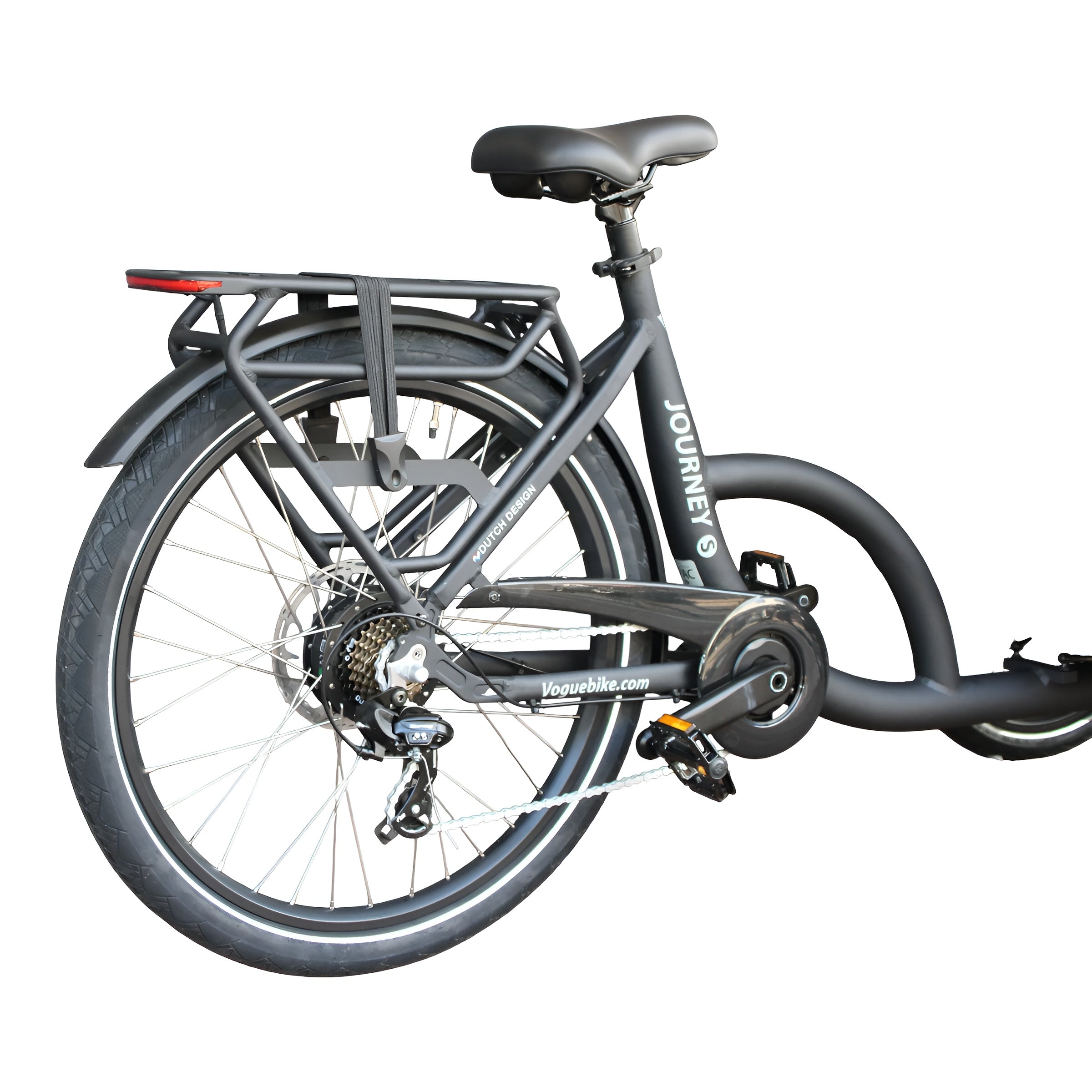 Vogue Bakfiets E-Cargo Journey-S 7DR met Hydraulische Remmen - Zwart - AE-trading