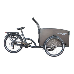 Vogue Bakfiets E-Cargo Journey-S 7DR met Hydraulische Remmen - Zwart - AE-trading