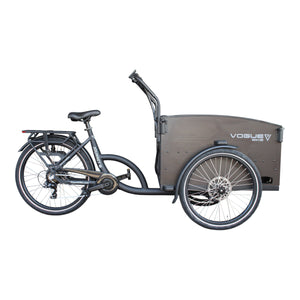 Vogue Bakfiets E-Cargo Journey-S 7DR met Hydraulische Remmen - Zwart - AE-trading