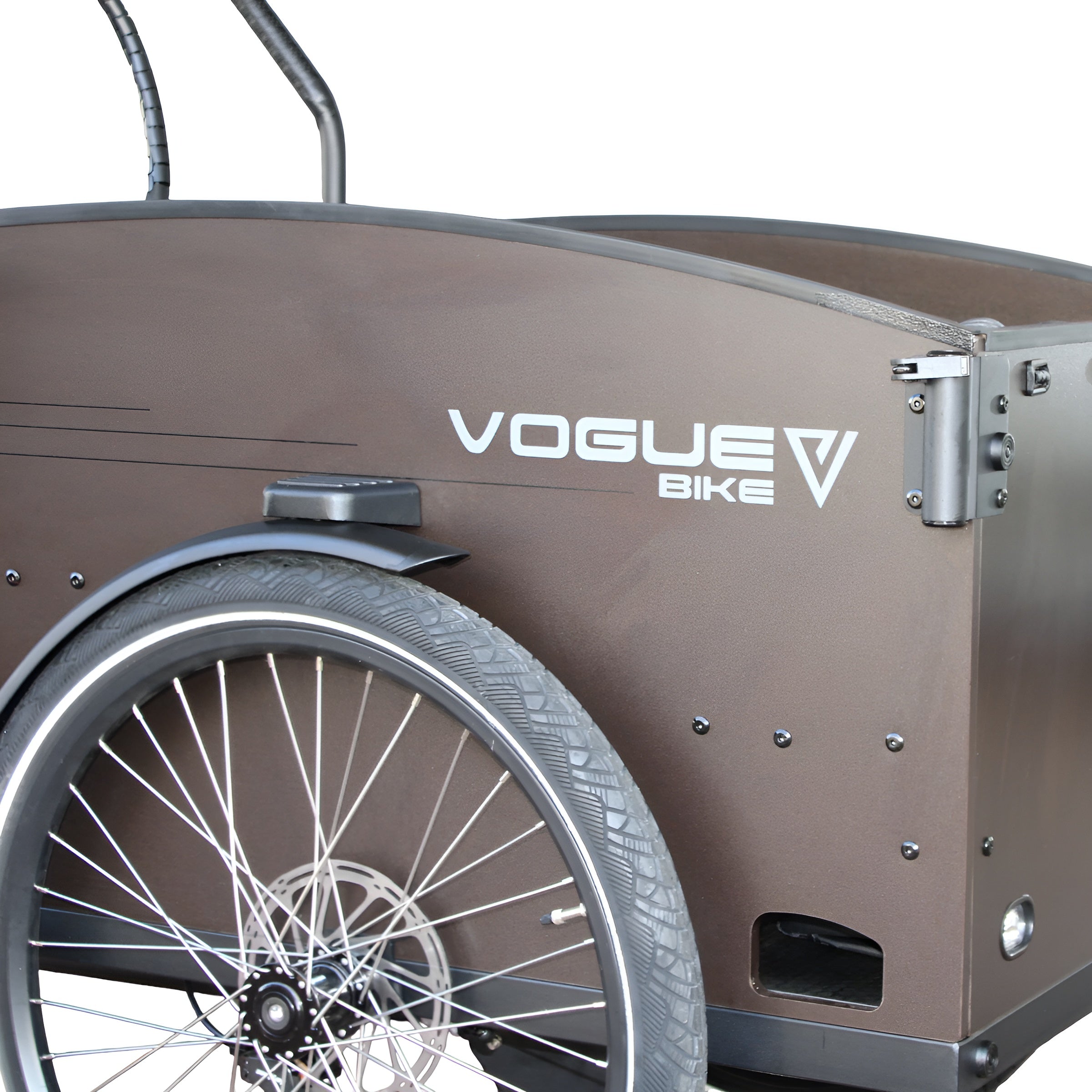 Vogue Bakfiets E-Cargo Journey-S 7DR met Hydraulische Remmen - Zwart - AE-trading