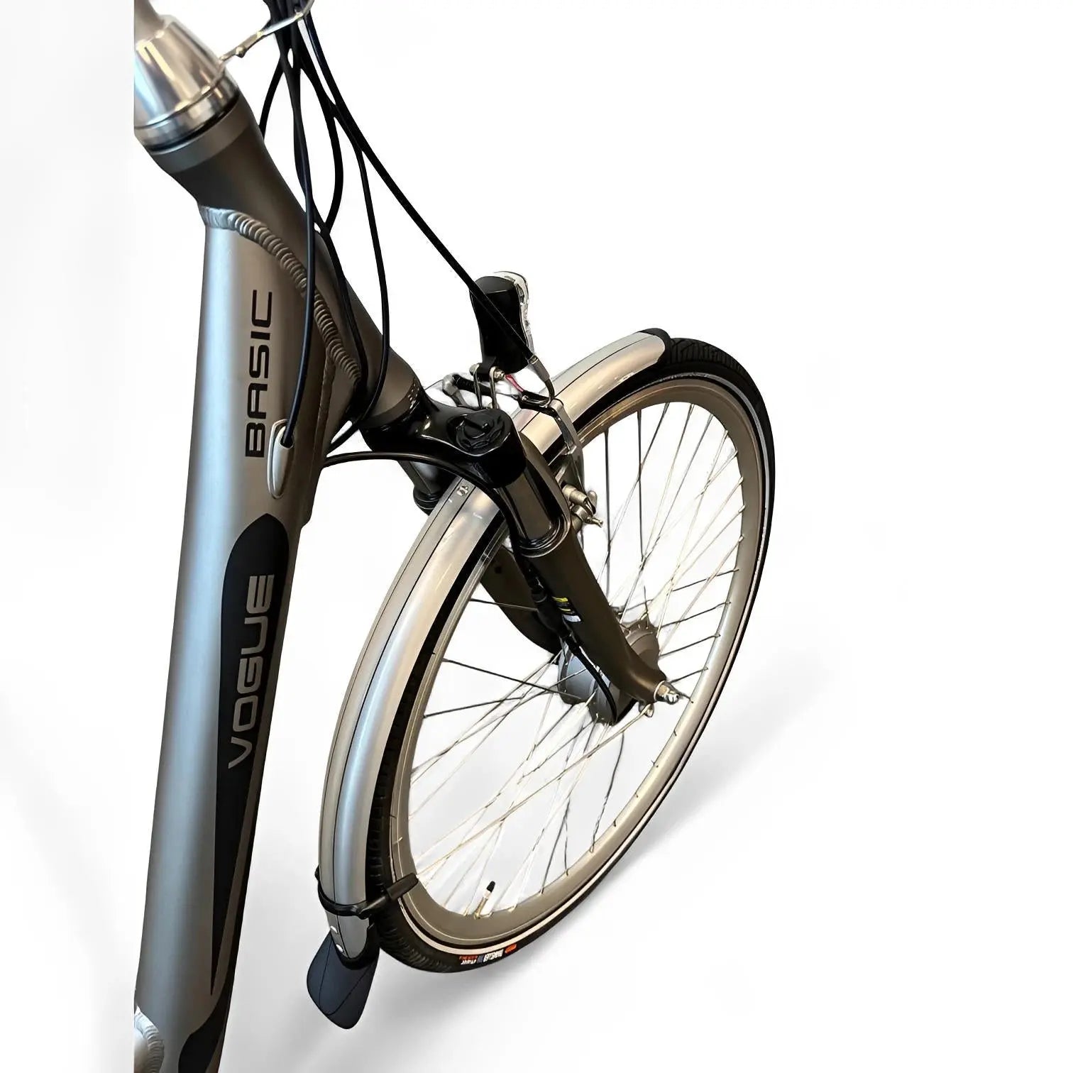 Vogue Basic Elektrische Fiets 3 versnellingen 13Ah - Mat Grijs - AE-trading