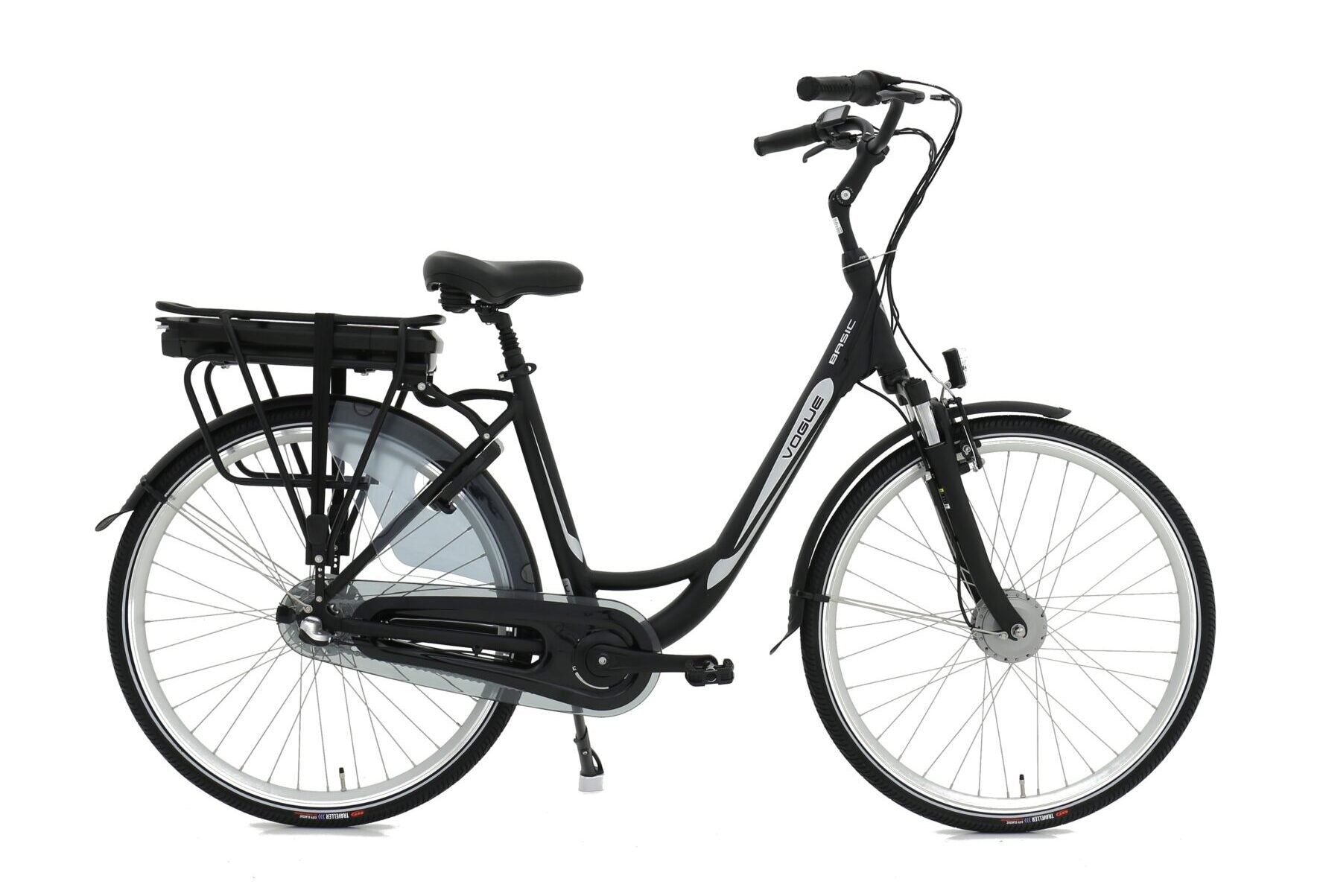 Vogue Basic Elektrische Fiets 3 versnellingen 47cm 13Ah - Mat Zwart - AE-trading